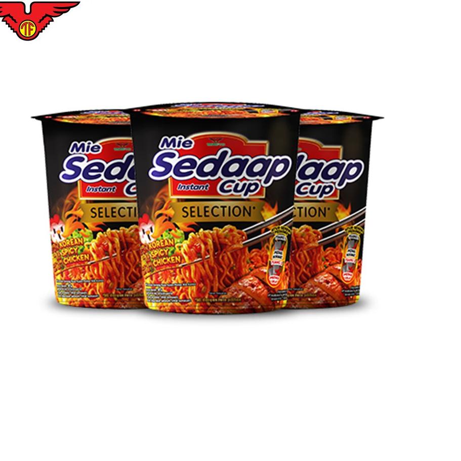 

Mie Sedaap Cup Korean Spicy Chicken x3
