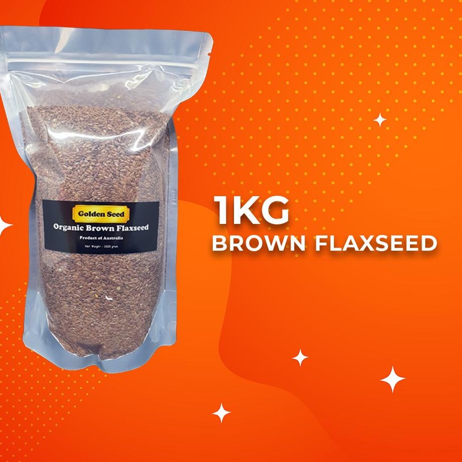 

Big Sales ORGANIC BROWN FLAXSEED 1 KG PREMIUM - FLAX SEEDS FLAXSEEDS FLAX SEED BIJI RAMI 1KG - 1000 GRAM う