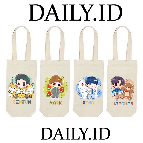 TOTE BAG KANVAS MURAH / TOTE BAG MINI / POUCH MOTIF NCT Dream Korea part 2