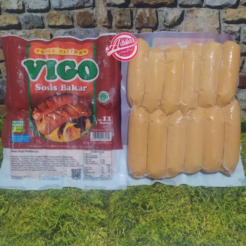 

Vigo Sosis Bakar Jumbo mini 550gr isi 12