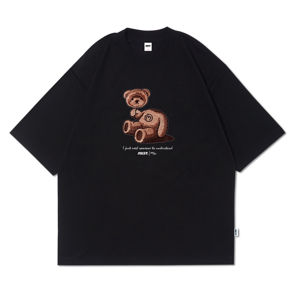 Mnst | Tshirt | Oversize | black | Someone Baju Kaos