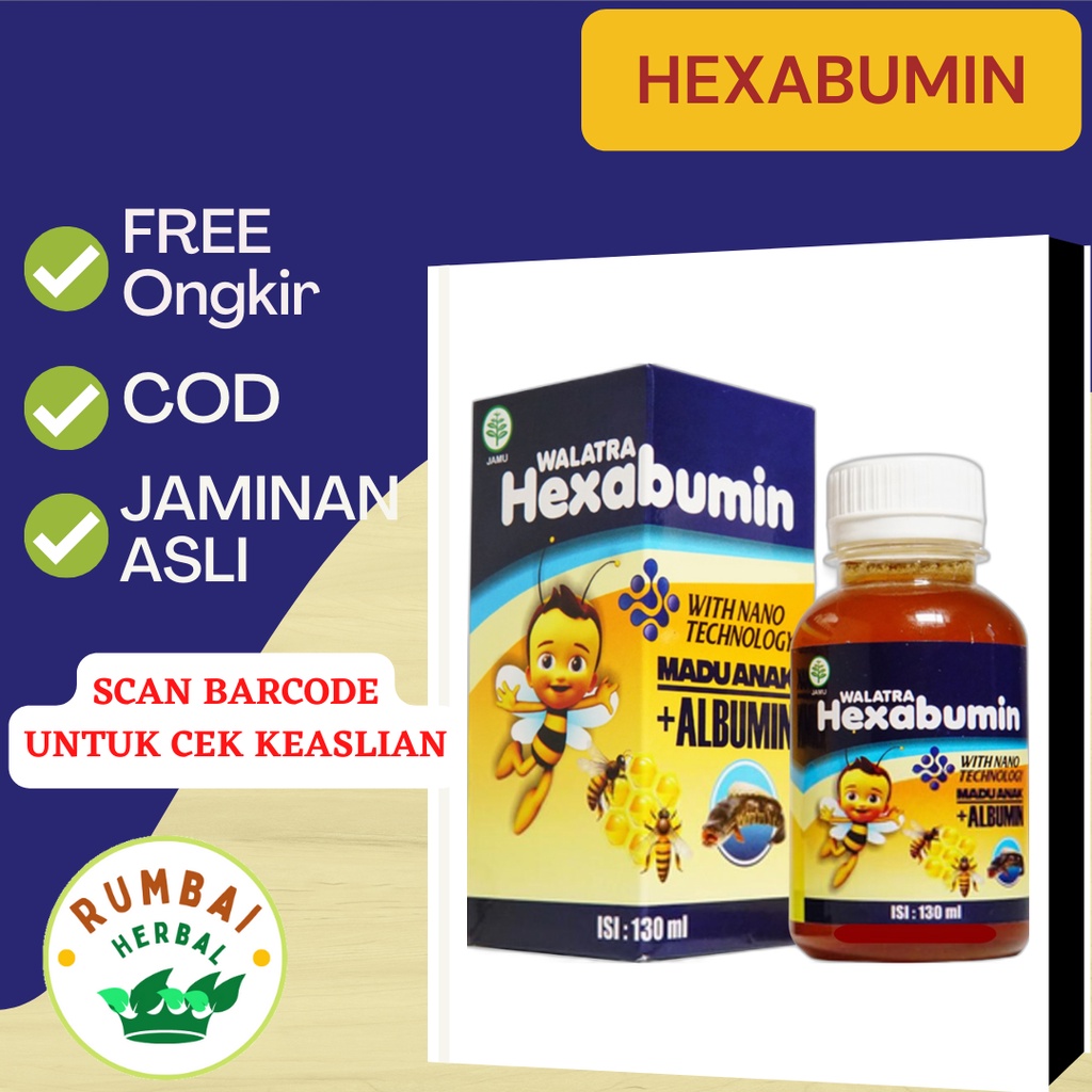 Walatra HEXABUMIN - ORIGINAL madu albumin gabus anak BPOM