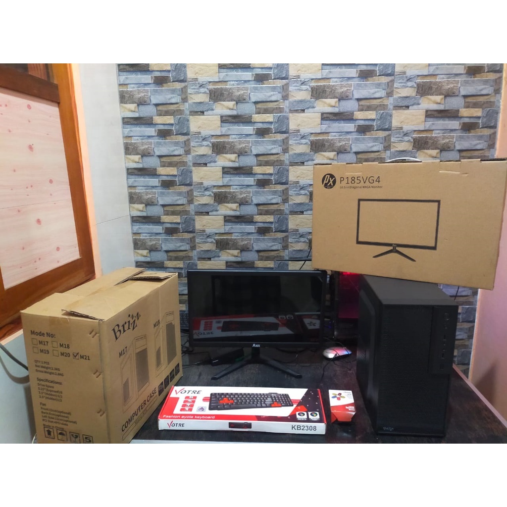 PAKET KOMPUTER Fullset Core i5 Ram 4Gb Harddisk 500Gb Led New