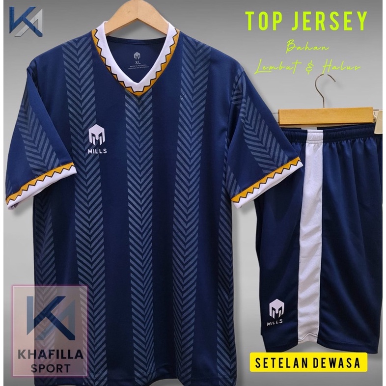 Jersey kostum stelan dewasa dan olah raga jogging