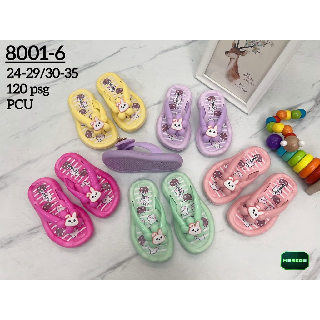 Sandal Jepit Anak Perempuan Motif Kelinci Flip Flop Sandal Anak Karakter Lucu