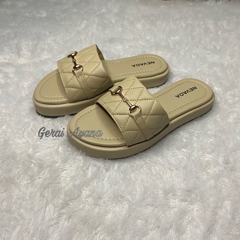 DISKON DAY! Sandal Wanita Empuk Enteng Kekinian - Sandal Wanita Nevada