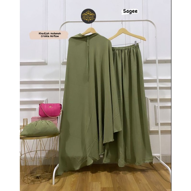 NEW MUKENAH TRAVELLING KHADIJAH // CRINKLE AIRFLOW