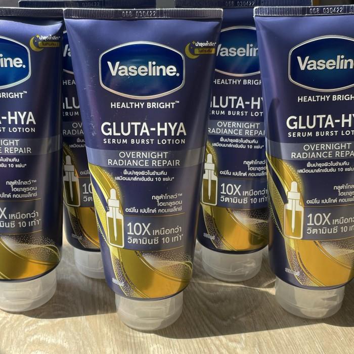 Vaseline gluta hya 330ml original thailand overnight & niacinamide
