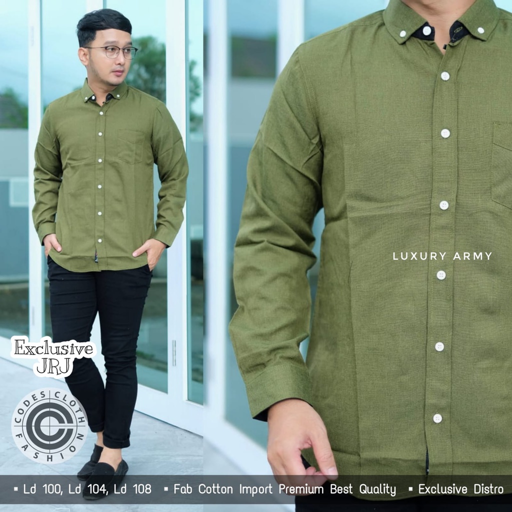 Kemeja Flanel Premium Standard Distro Merk JRJ