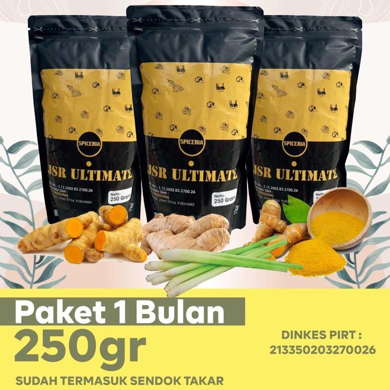 

[BAYAR DITEMPAT] [PROMO] Ramuan JSR paket 1 bulan isi 250 gram include sendok takar
