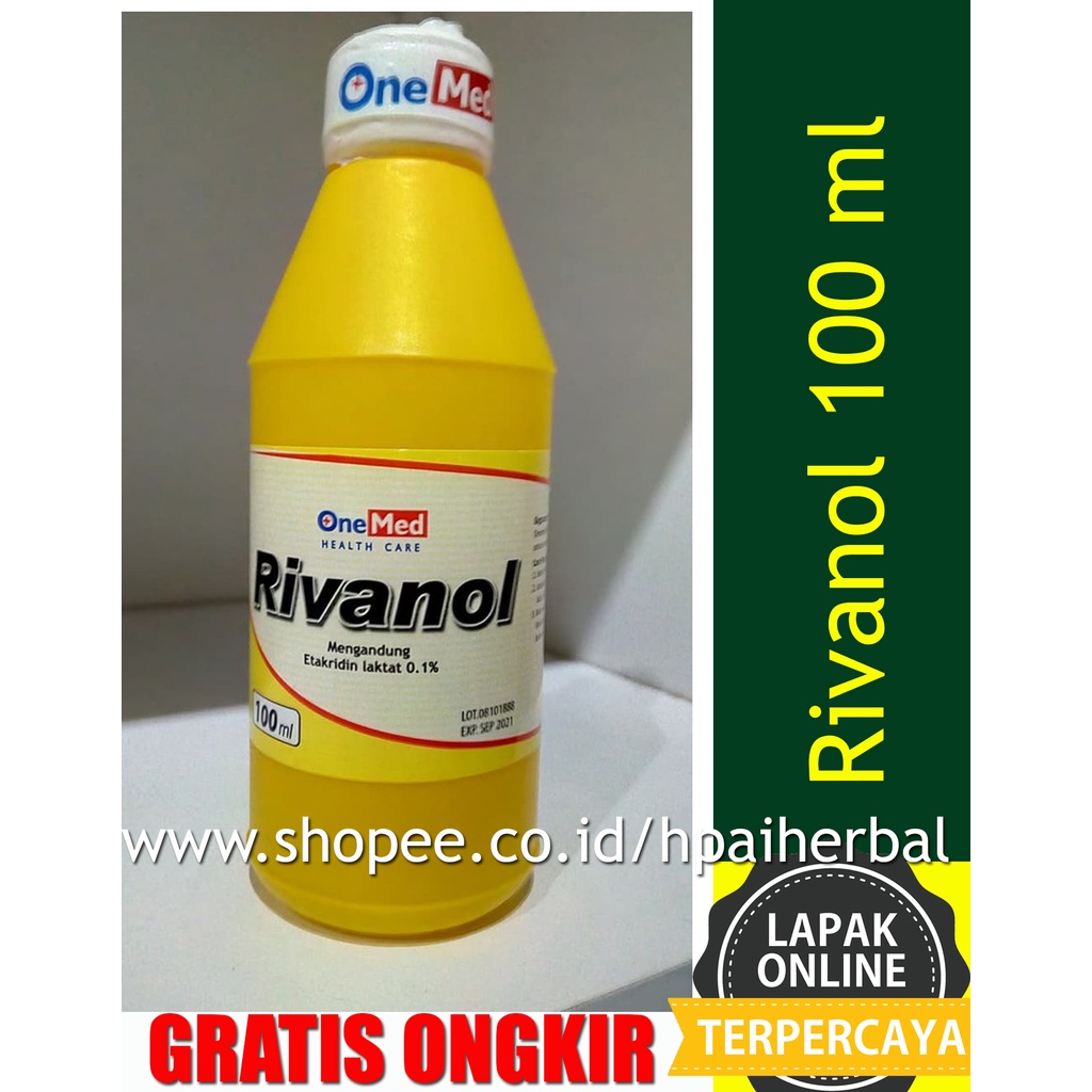 Rivanol 100 ml  / Pembersih Luka Rivanol 100ml