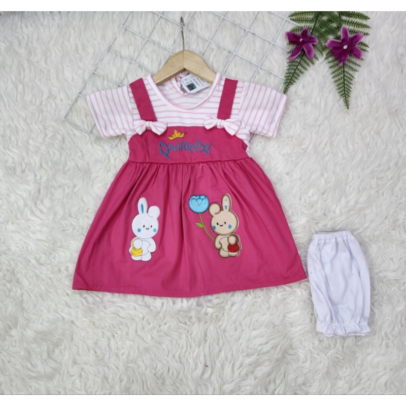 Baju bayi perempuan Set Dress baby girl