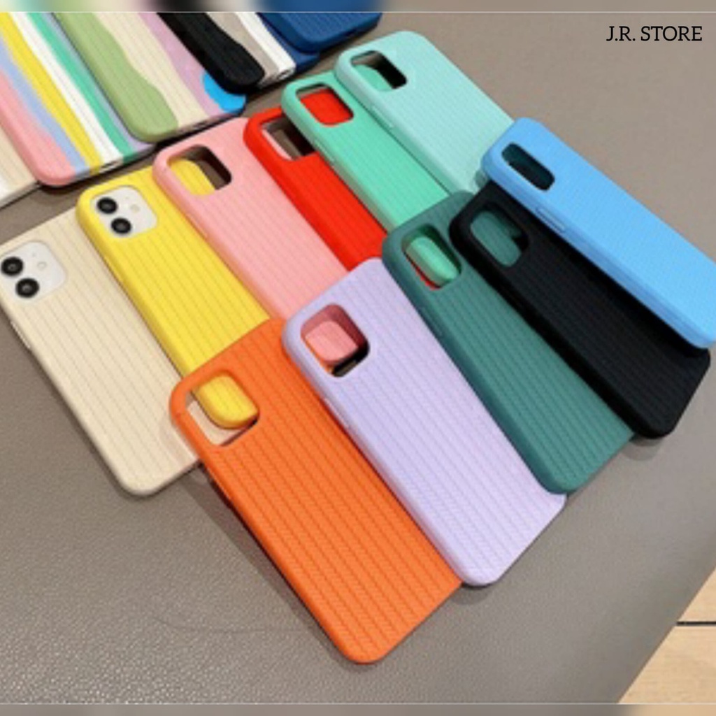 ANTI NODA BRAIDS TEXTURE SOFT CASE IPHONE 13 / 13 PRO / 13 PRO MAX / 12 / 12 PRO / 12 PRO MAX / 11 / 11 PRO / 11 PRO MAX / XS / X / XR / XS MAX