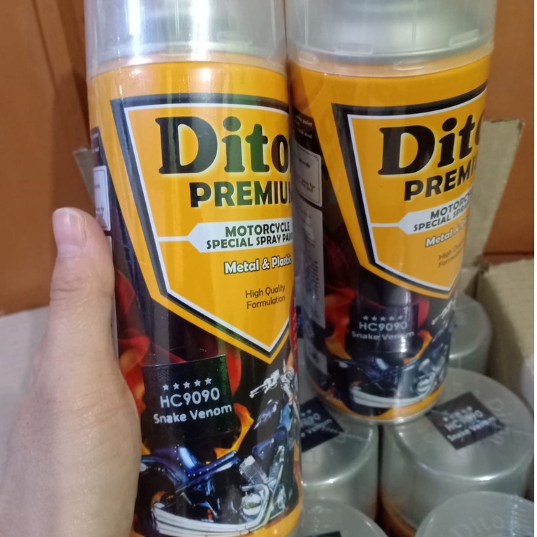 DITON PREMIUM HARLEY Cat Semprot Pilok Pilox Warna Harley - HC9090 SNAKE VENOM HC 9090***** (400cc/400ml)