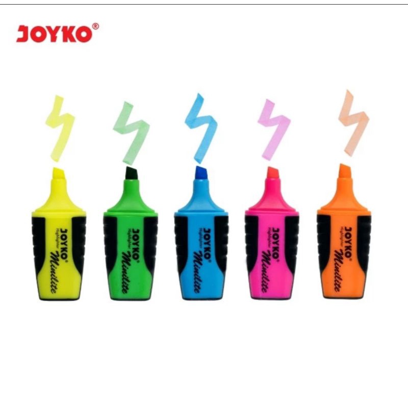 

(1 Biji) Highlighter Joyko HL-26 ~ HL-30/ Gabungan Penanda Berwarna Joyko (1 Biji)
