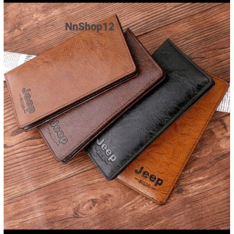 DOMPET LIPAT PANJANG PRIA JEEP SULTAN DOMPET IMPORT DOMPET KULIT FASHION LONG WALLET