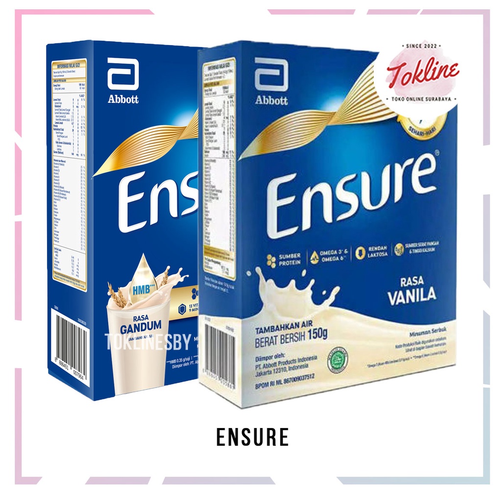 

ENSURE SUSU BUBUK DEWASA VANILLA GOLD GANDUM 150GR