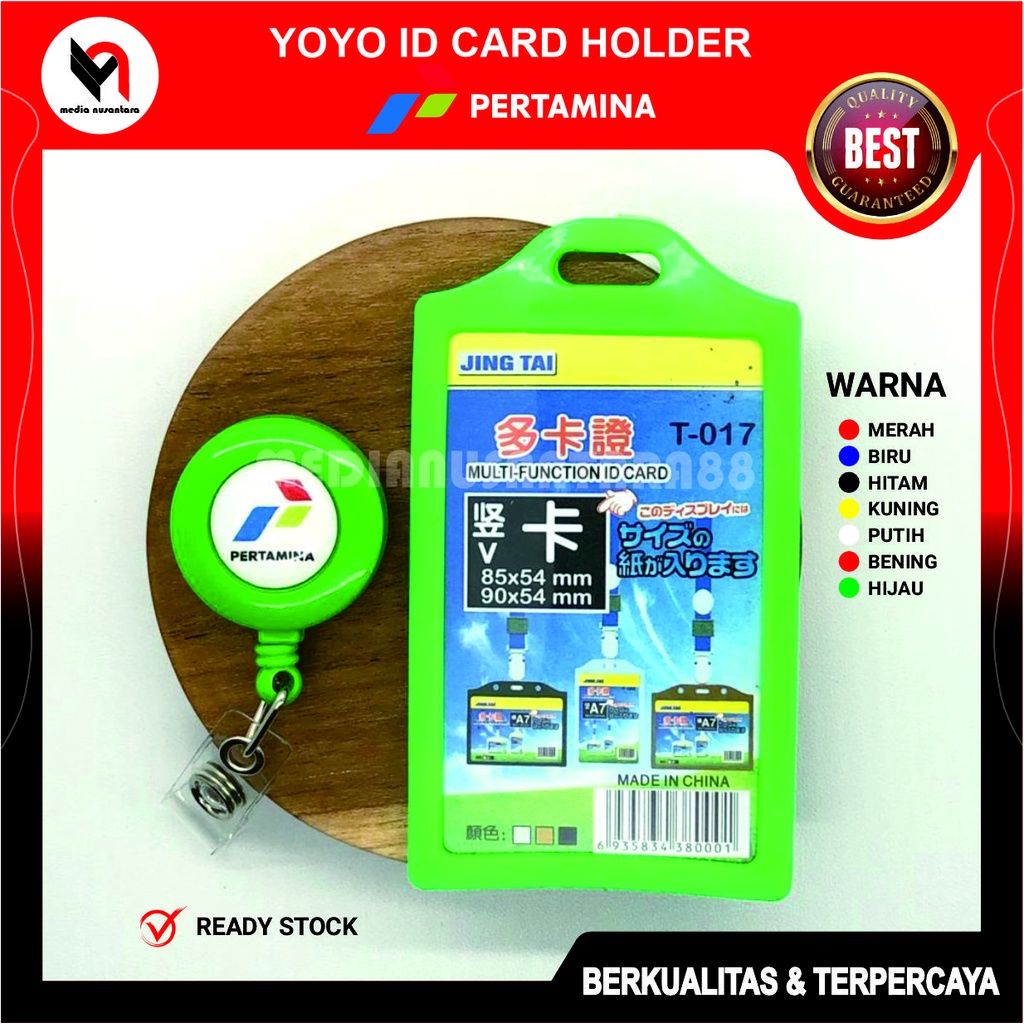 

PT Pertamina Yoyo Id Card Logo Pertamina Coating Resin Mengkilat