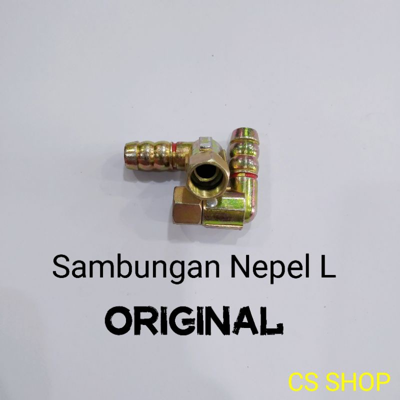 Nepel Sambungan L roaster/Sambungan L kompor panggangang Original