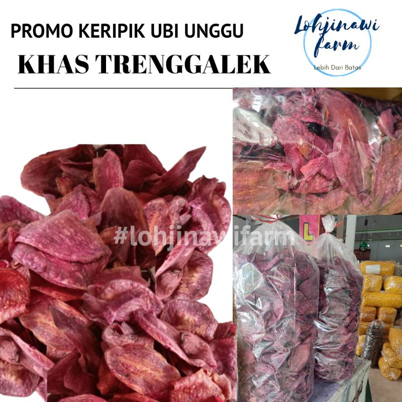 

Lj Keripik Ubi Unggu Krenyes Khas Trenggalek 1 kg