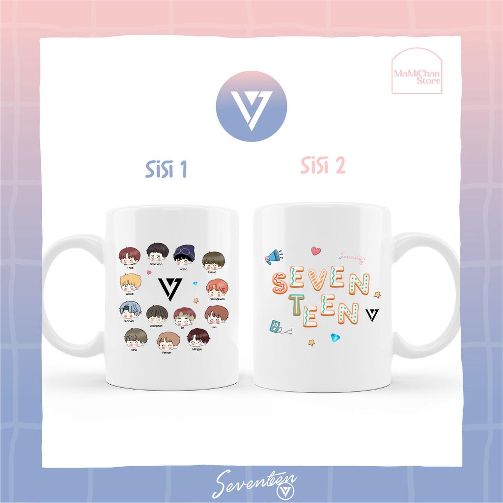 Hampers Mug Seventeen Hampers Kpop Kado Seventeen
