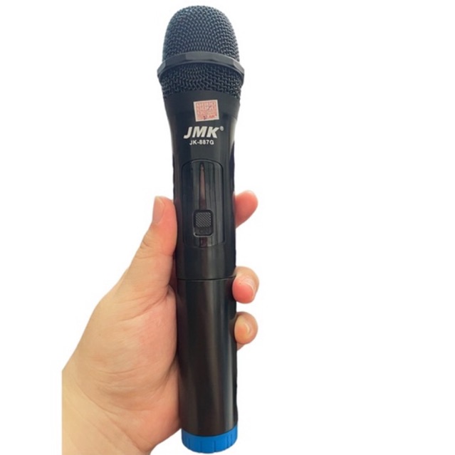 MIC WIRELESS  UHF JK-887G MERK JMK GRATIS GELANG MIC DAN BATERAI