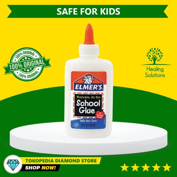 

✨NEW✨ - Lem Elmer untuk Slime Made in USA for Kids Washable 118ml