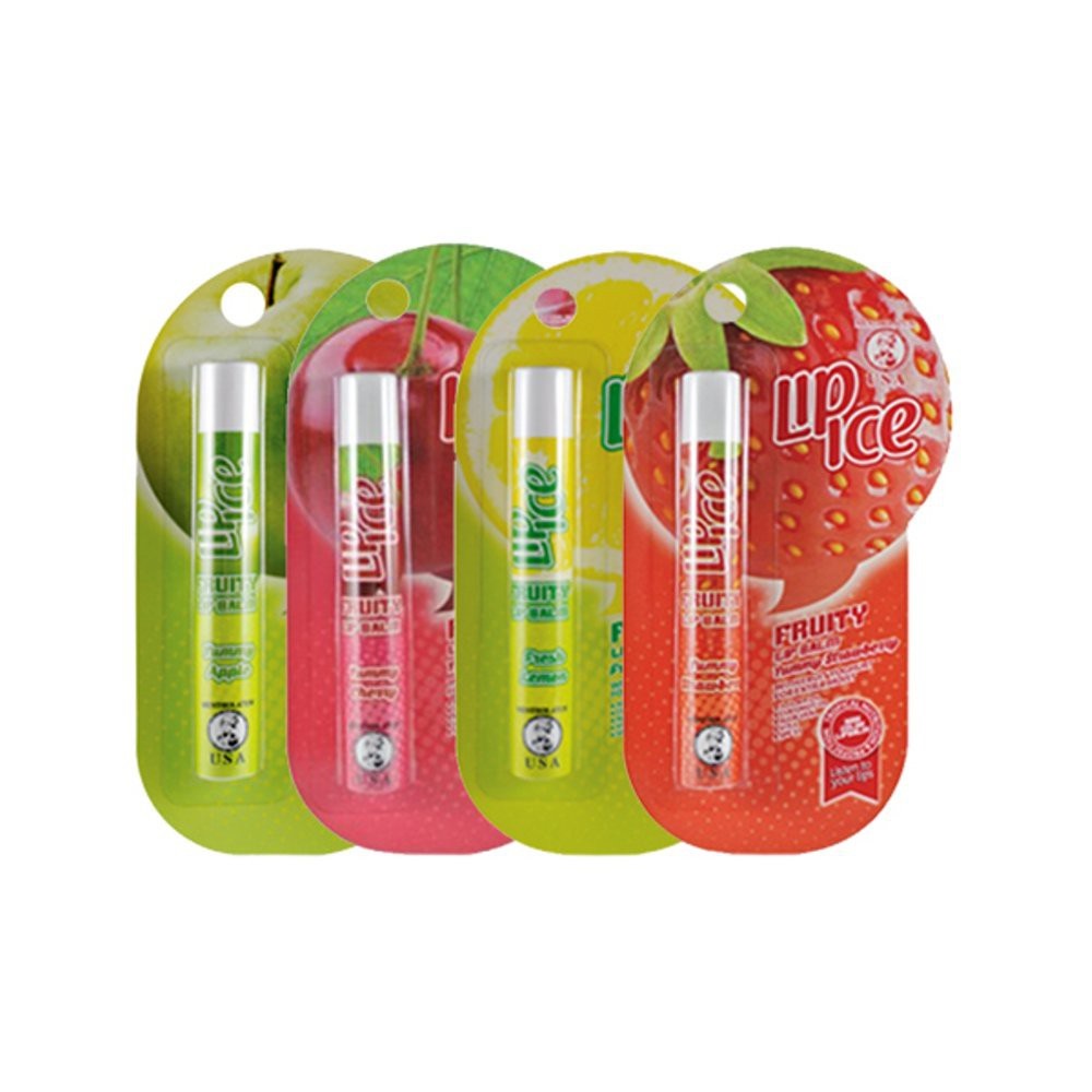 Lip Ice Fruity / Lip Balm Non Color / Pelembab Bibir Aroma Buah 2.2gr