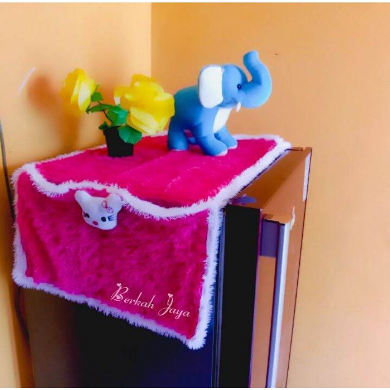 Cover Kulkas Taplak Kulkas Bulu Alas Kulkas Taplak kulkas Bulu Rasfur Taplak Kulkas 1 Pintu Taplak K