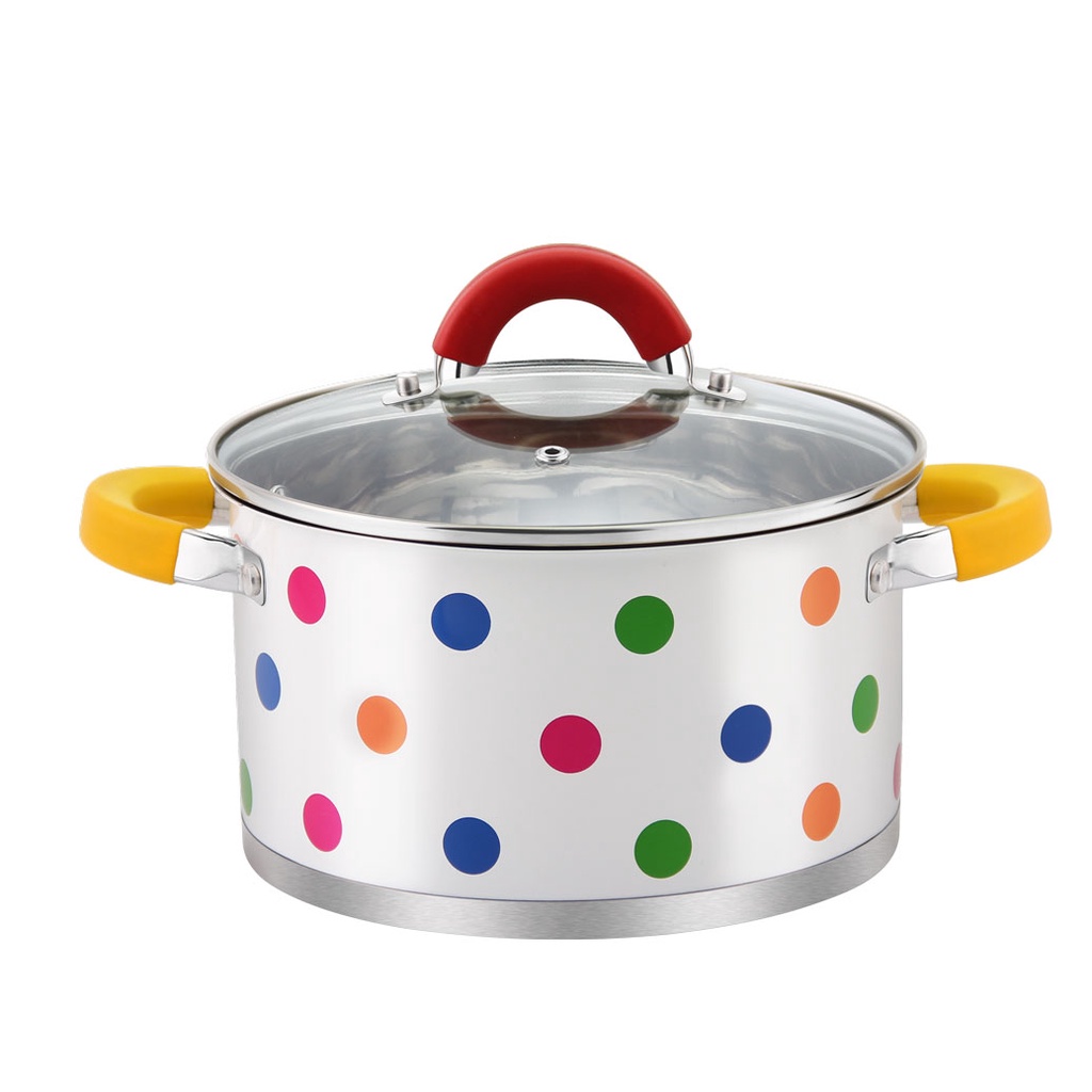 STAINLESS STEEL CASSEROLE POT 18CM/PANCI STAINLESS PANCI SAYUR 18CM