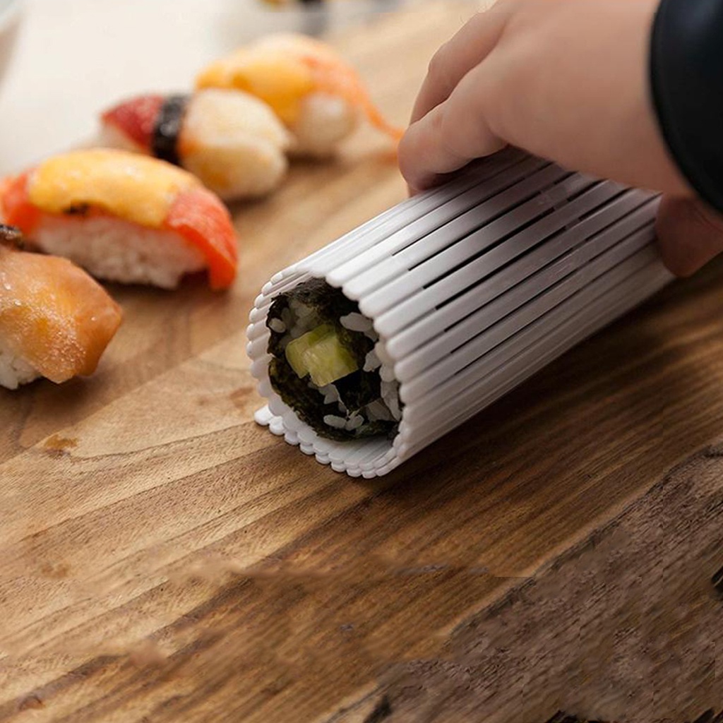 ☛TK☚ Sushi Roller Anti-Moisture Rice Roll Membuat Cetakan Alat Cetakan Tirai Sushi R858