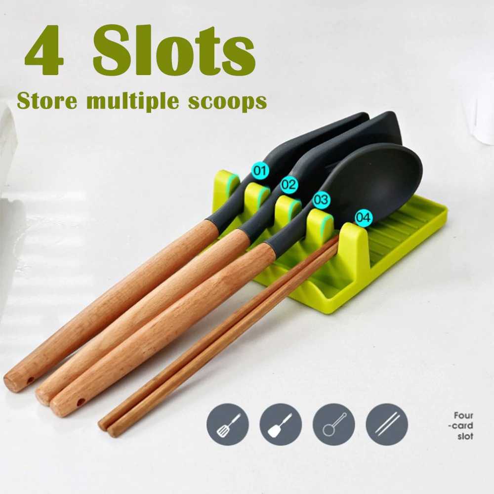 ( 100% BARANG ORI ) Wu Fang Matras Alas Alat Masak Centong Sendok Dapur Spatula Storage - A603