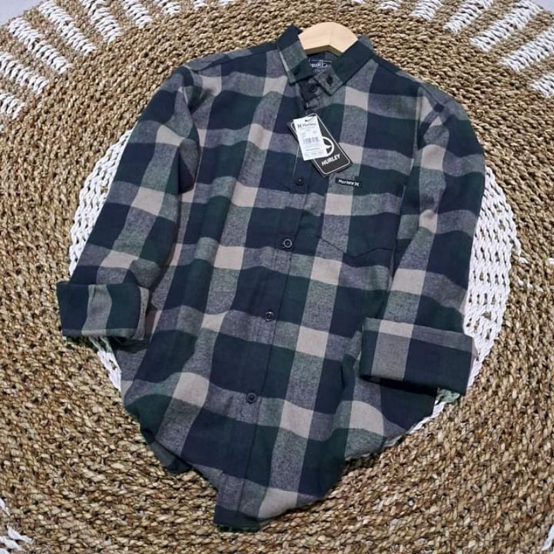 KEMEJA FLANEL PRIA LENGAN PANJANG DISTRO FANEL MOTIP KOTAK-KOTAK KEMEJA PREMIUM