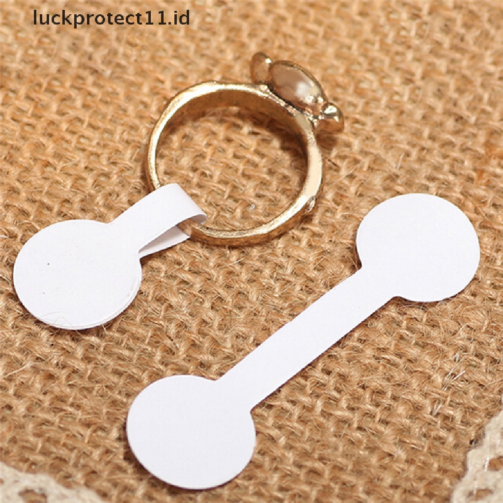 /Fashion Hot// Fashion// 100PCS/bag Kosong Perekat Stiker Cincin Kalung Display Perhiasan Label Harga Tag.