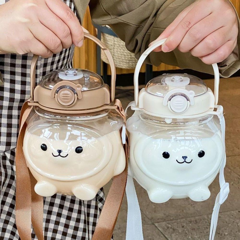 Populer Botol Air 1000ml Outdoor Portable Backpack Kettle Kapasitas Besar