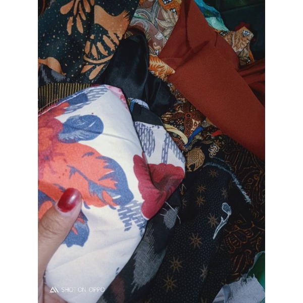Kain Perca Kiloan/Kain perca sisa Konveksi(Home industri)/Kain murah berkwalitas