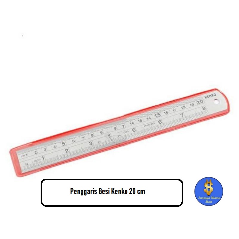 

Penggaris Besi Kenko 20 cm-Kenko Penggaris Besi 20cm