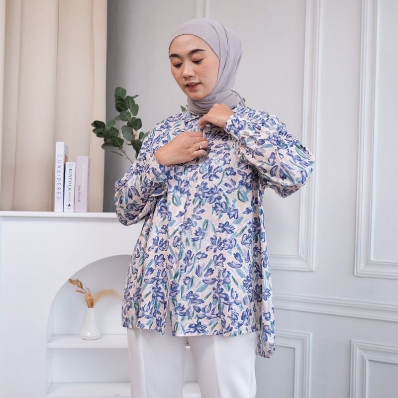 FLORIN OVERSIZE SHAKILA SHIRT LEMBUT BANGET