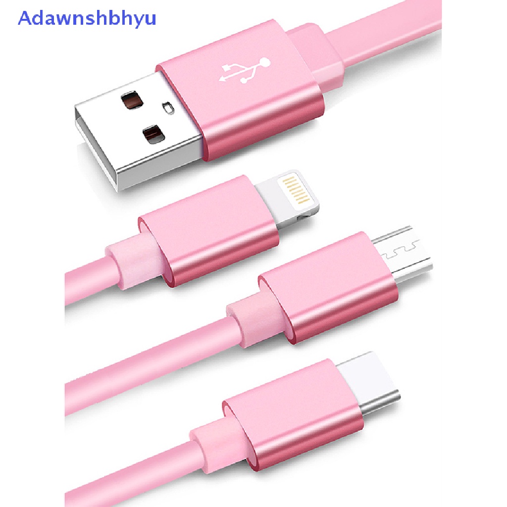 Adhyu Kabel Multi usb charging micro usb type c ios cord multiple charger cable ID