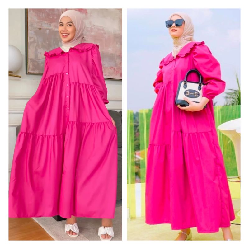 Hava Dress Fuschia by Haidee&Orlin