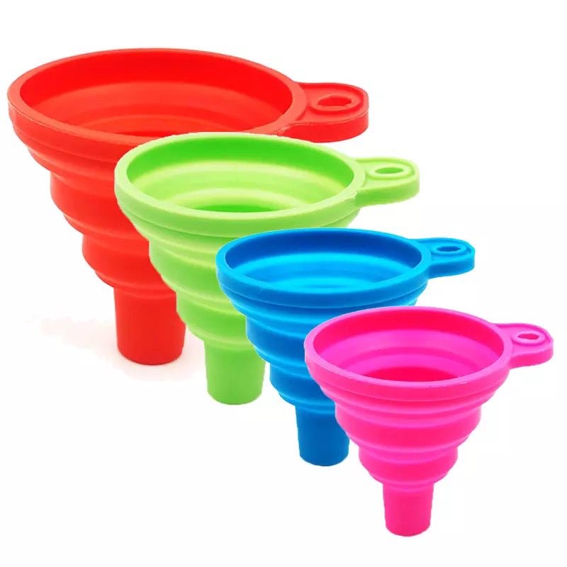 CORONG SILIKON LIPAT PORTABLE / CORONG AIR SILIKON / CORONG MINYAK SERBAGUNA SILICONE FUNNEL