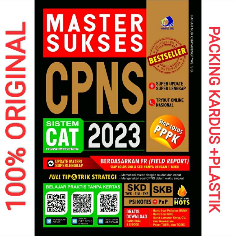 Buku CPNS Best Seller Master TES CPNS 2022 2023