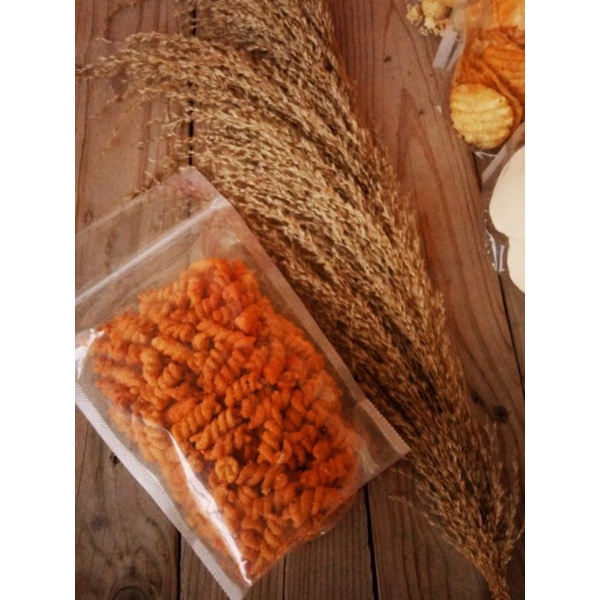 

makaroni Spiral, makaroni gurih, cemilan enak,