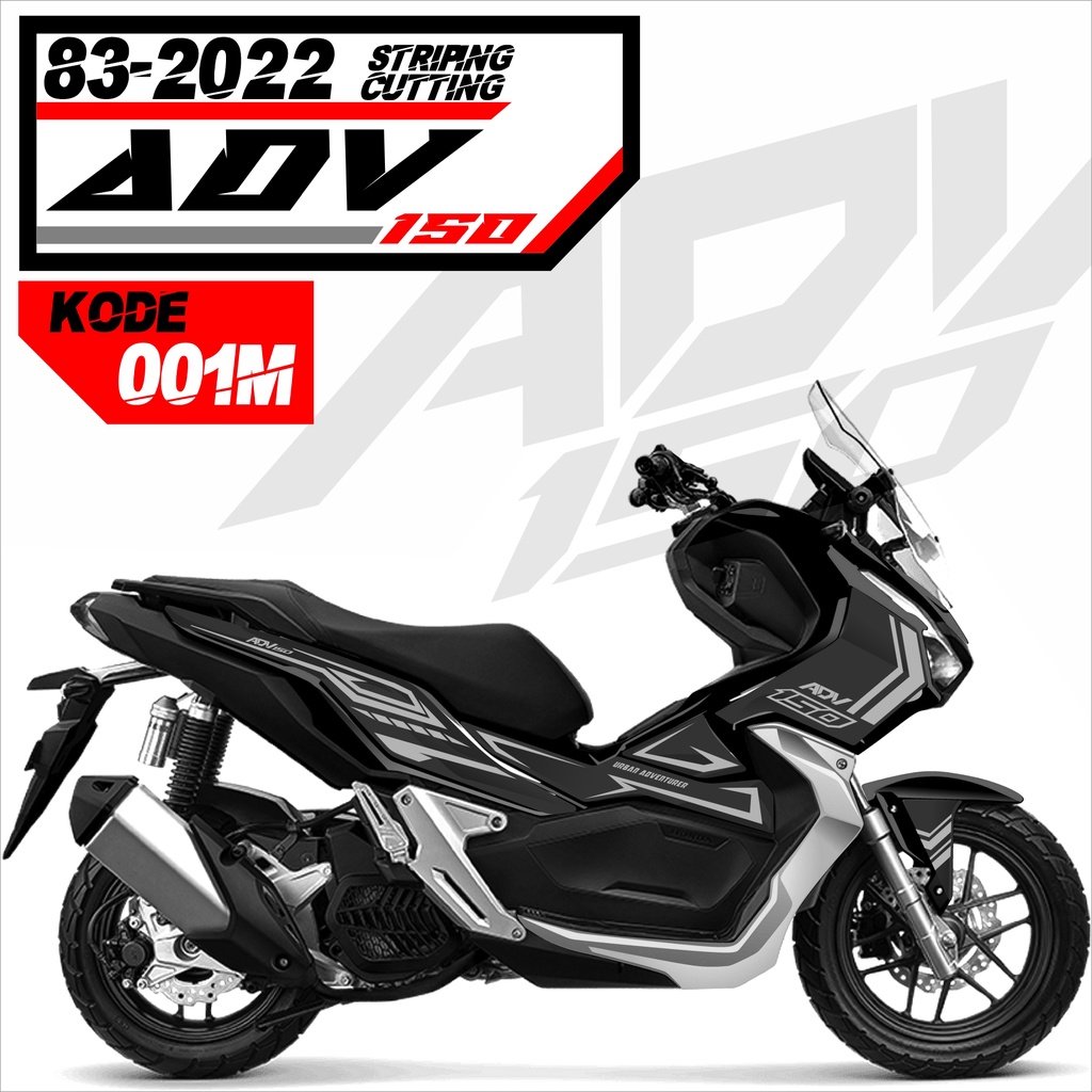 STICKER STRIPING LIS CUTTING ALL HONDA ADV 150 VARIASI / DECAL LIS MOTOR HONDA ADV 150 - VARIASI LIS