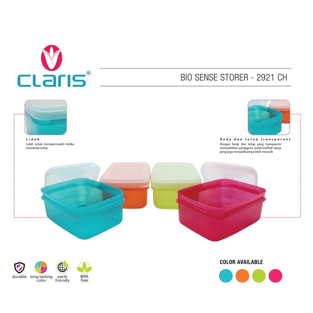 Claris Bio Sense Kotak Makan / Storer 2922