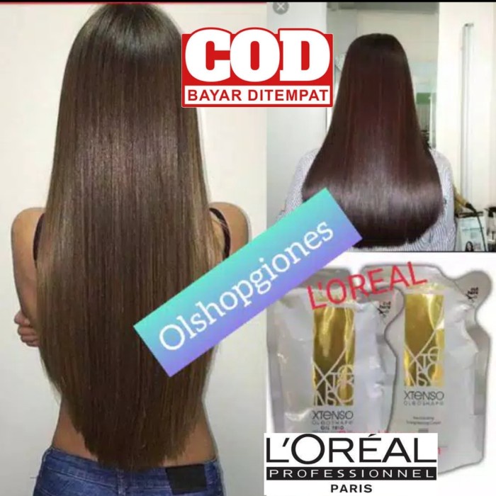 LOREAL PROMO SMOOTING EXTENSO MINI / PELURUSAN RAMBUT KERATIN