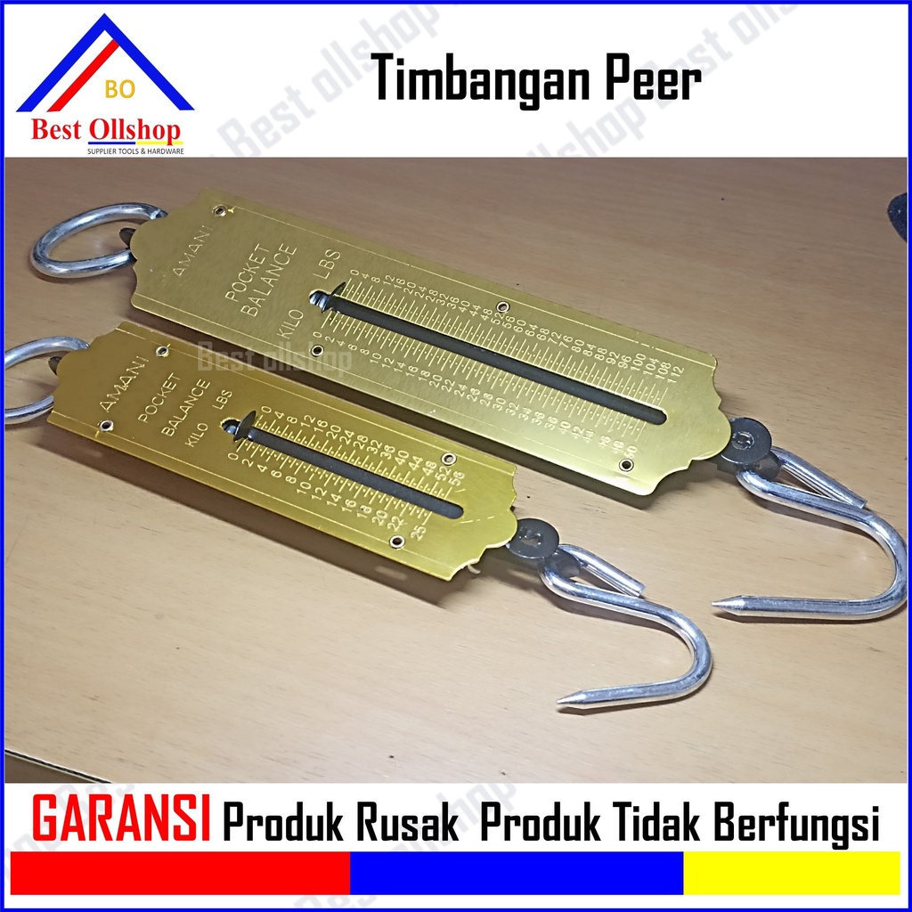 Timbangan Gantung Per / Pegas / Timbangan Gantung Per 50kg / Timbangan Tarik Veer Manual 25 Kg