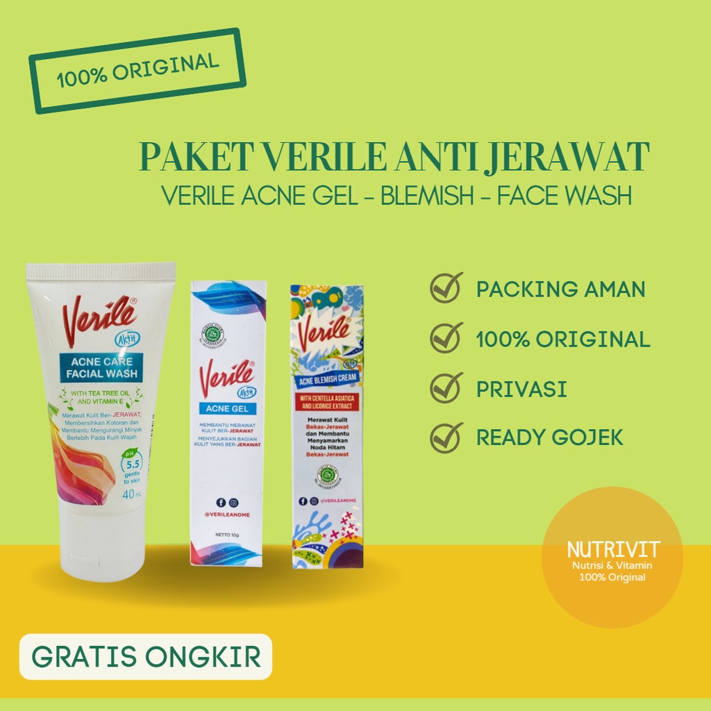 PAKET ANTI JERAWAT VERILE