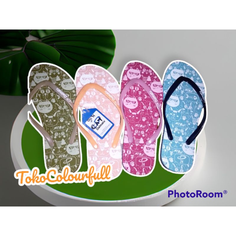 Sandal Daimatu wanita -CAT-