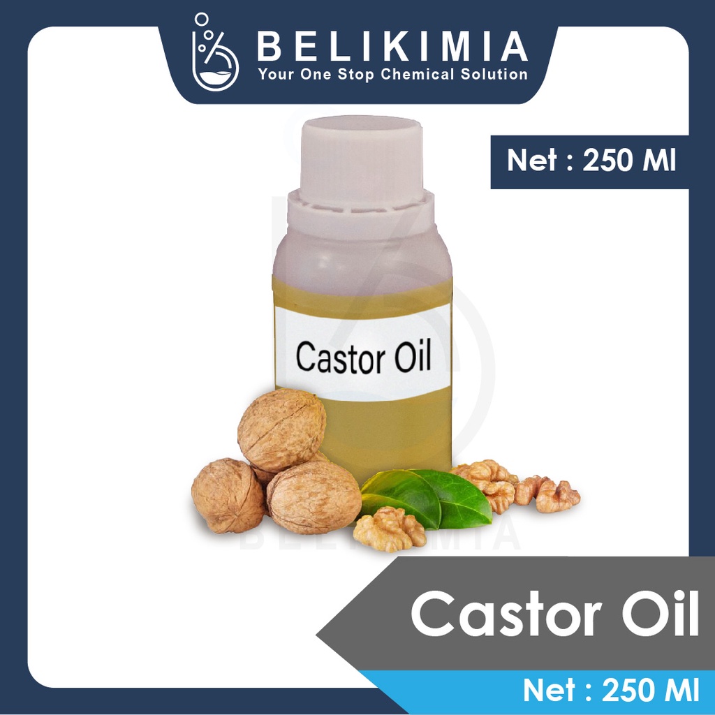 Castor Oil / Minyak Jarak Murni / Penumbuh Rambut Alis Bulu Mata - 250 ml